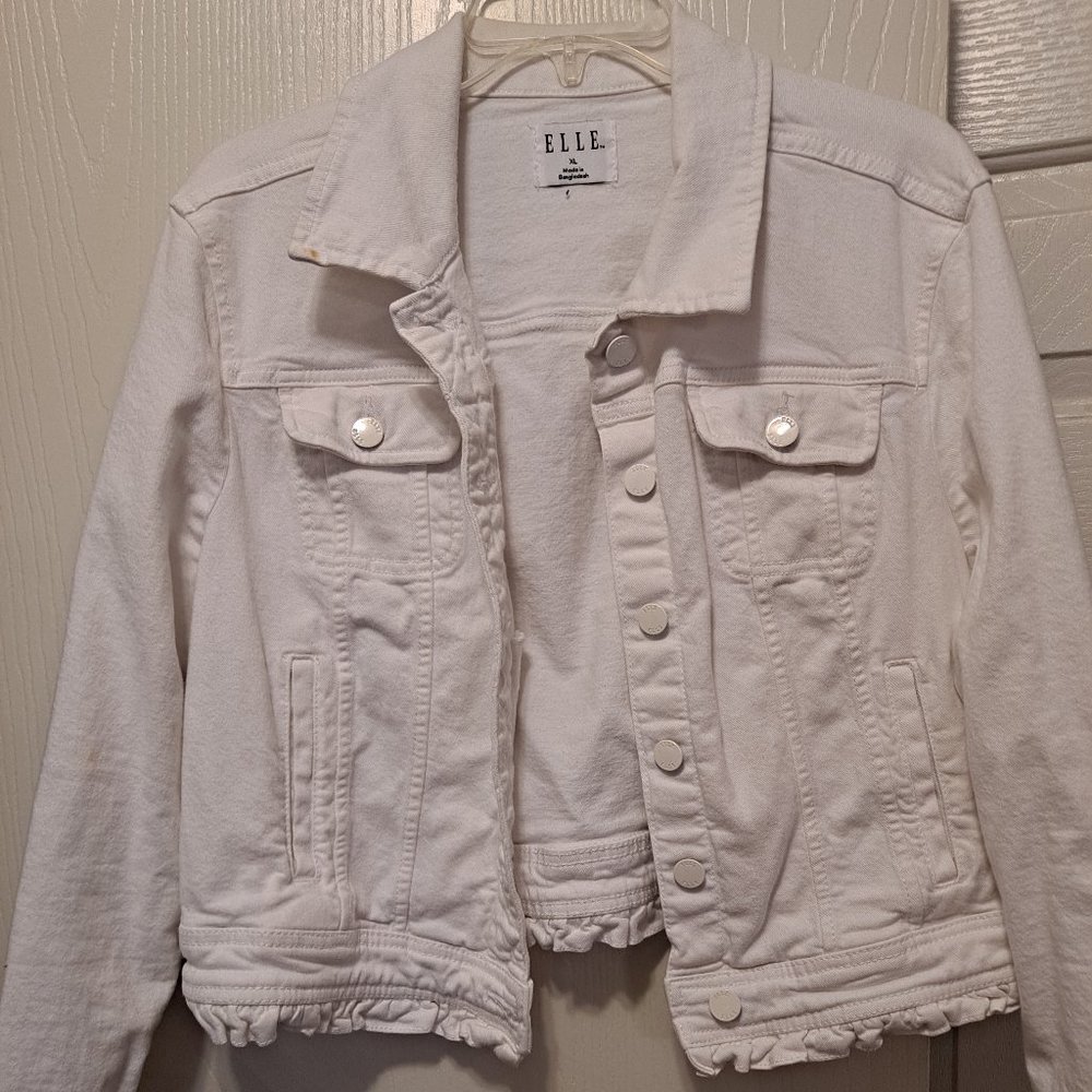 White Denim Jacket